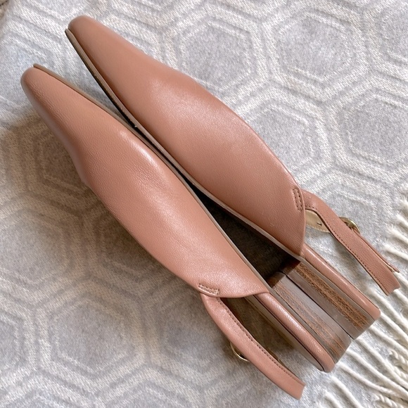 Trotters Holly Ballet Flats Slingback | Blush Leather | Size 8.5N (Narrow) - Picture 5 of 13